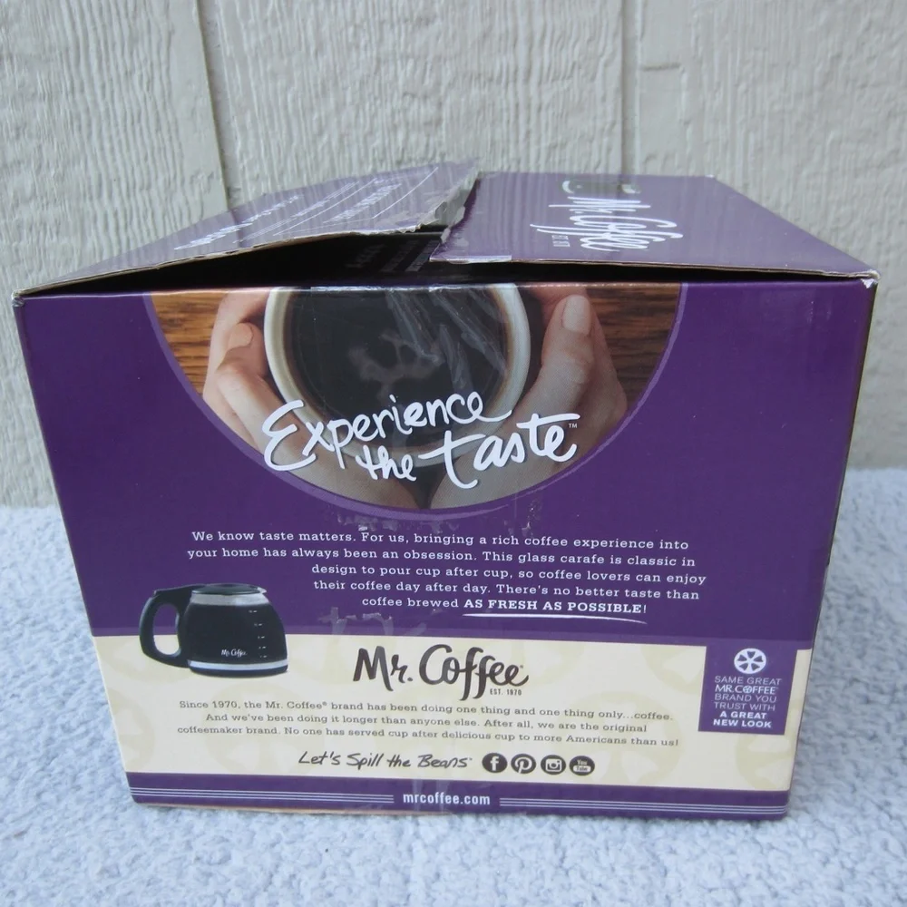 Mr. Coffee 12 Cup Glass Replacement Coffee Carafe New in the‎ Box